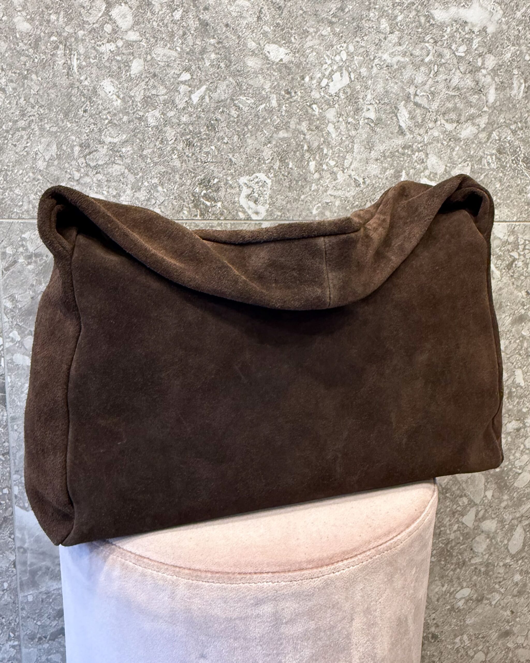 TOTE BAG IN SUEDE