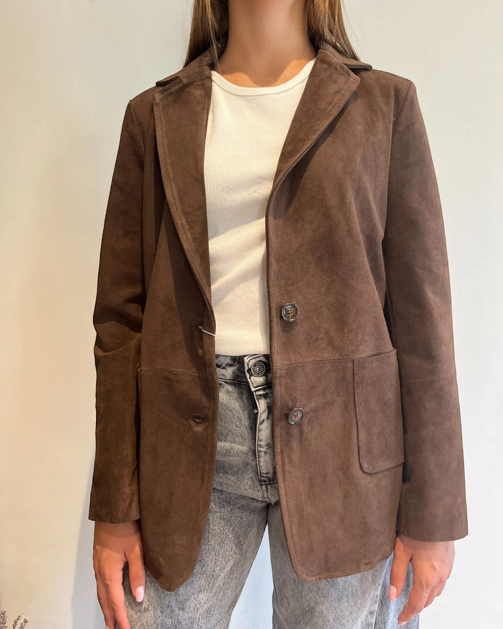 GIACCA MONOPETTO IN VERA PELLE - MOTEL