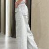 JEANS WIDE-LEG GRIGIO - MIA - VICOLO