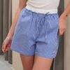 SHORTS BOXER A RIGHE - AMBRA - ELEH