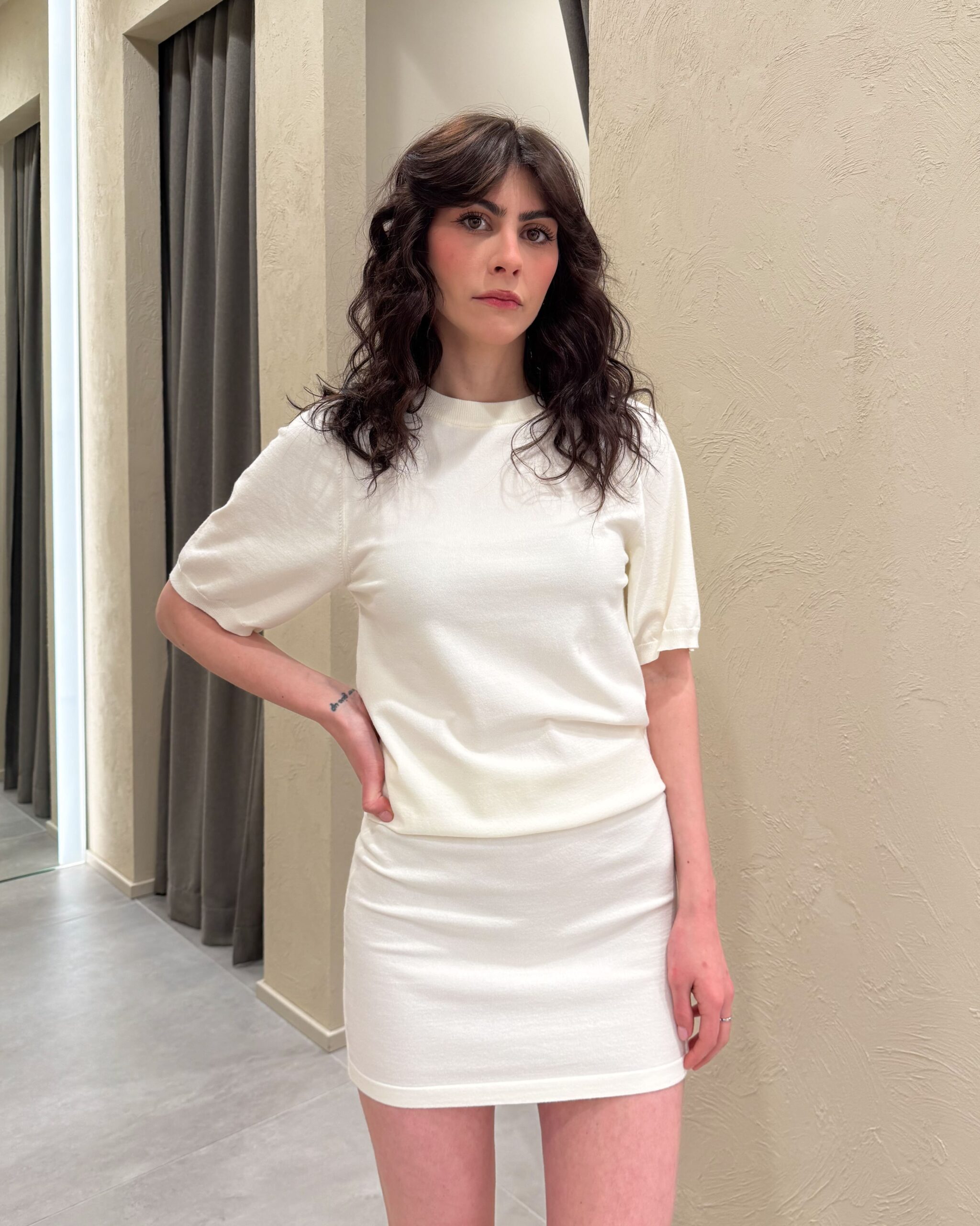 ABITO IN VISCOSA CON MANICA CORTA - KONTATTO