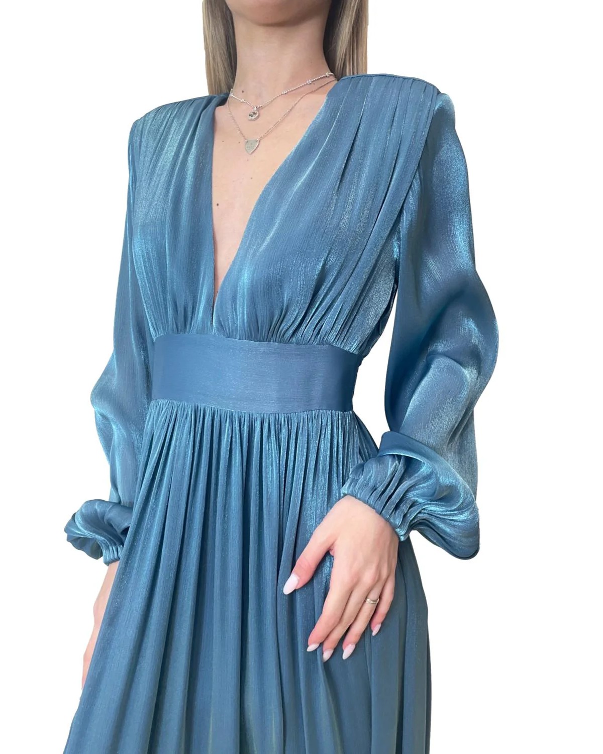 Alternative view of ABITO LUNGO LAMÉ - IMPERIAL - SILENCE LIMITED