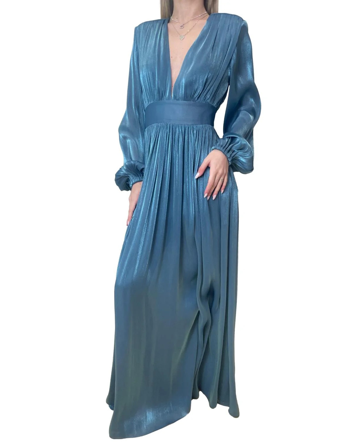 ABITO LUNGO LAMÉ - IMPERIAL - SILENCE LIMITED