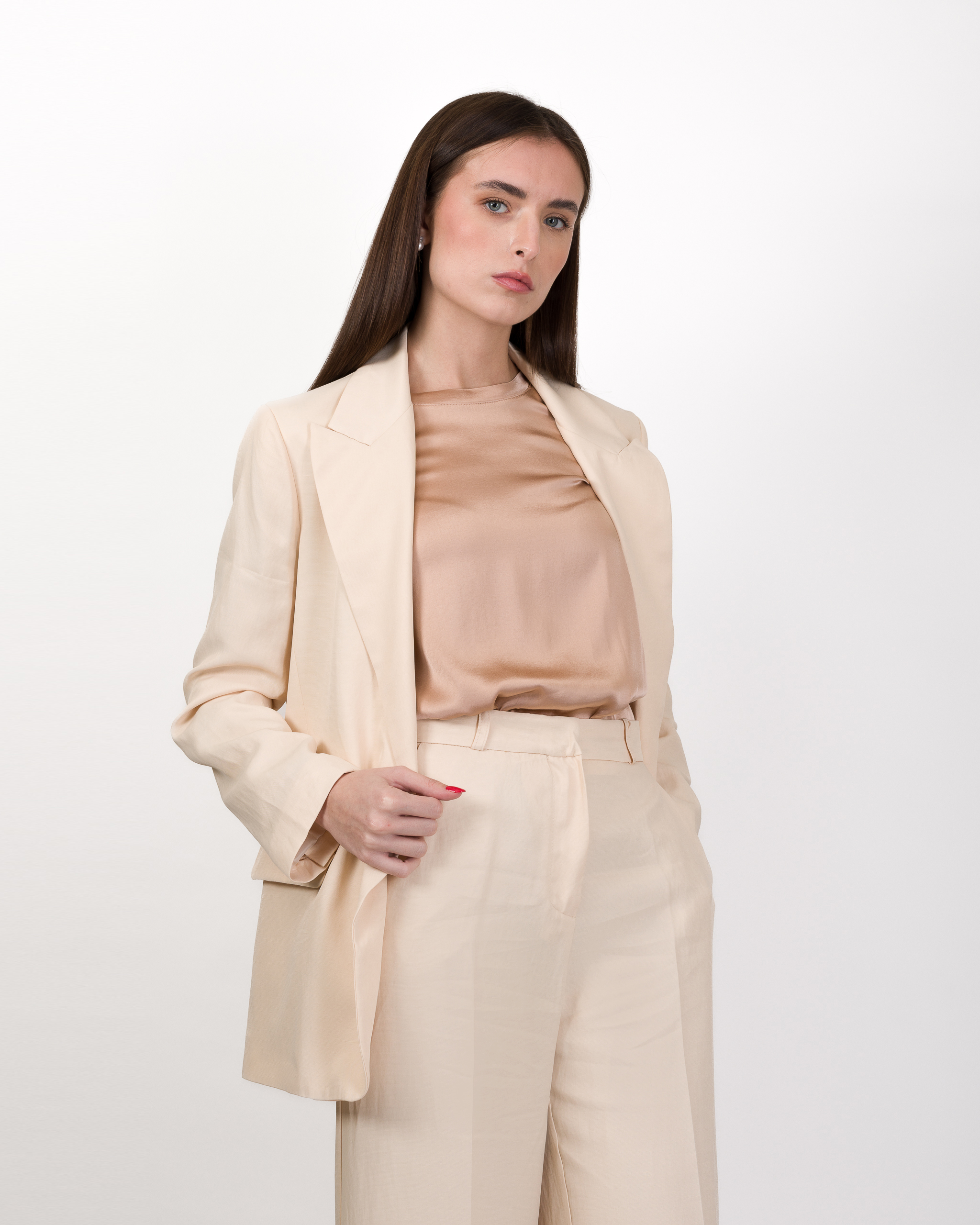 Alternative view of BLAZER OVERSIZE IN VISCOSA E LINO - CARLOTTA - HAVEONE