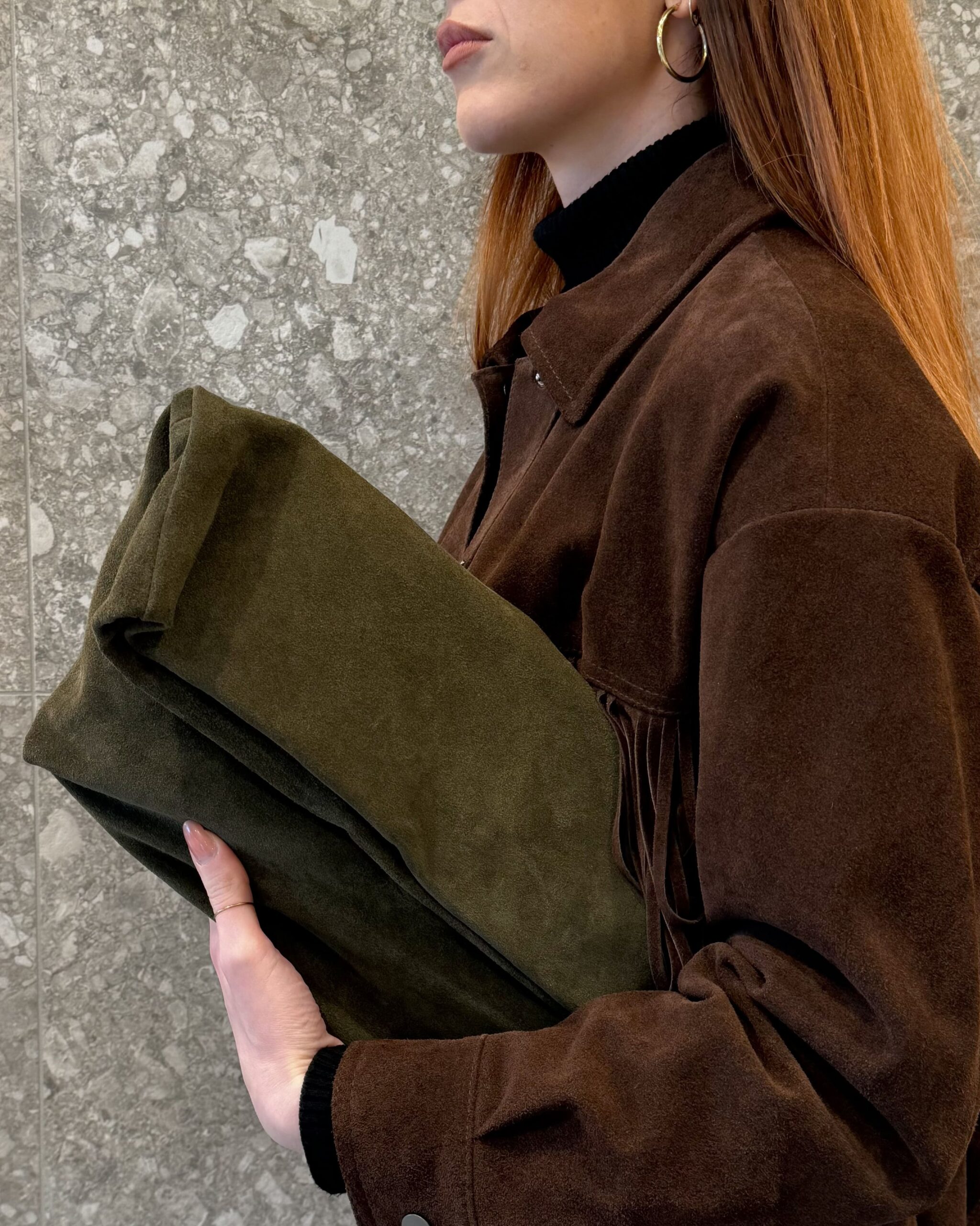 BORSA MAXI CLUTCH IN CROSTA - VICOLO