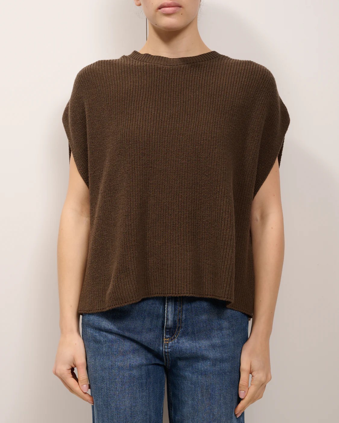 GILET GIROCOLLO BOXY-FIT - HAVEONE