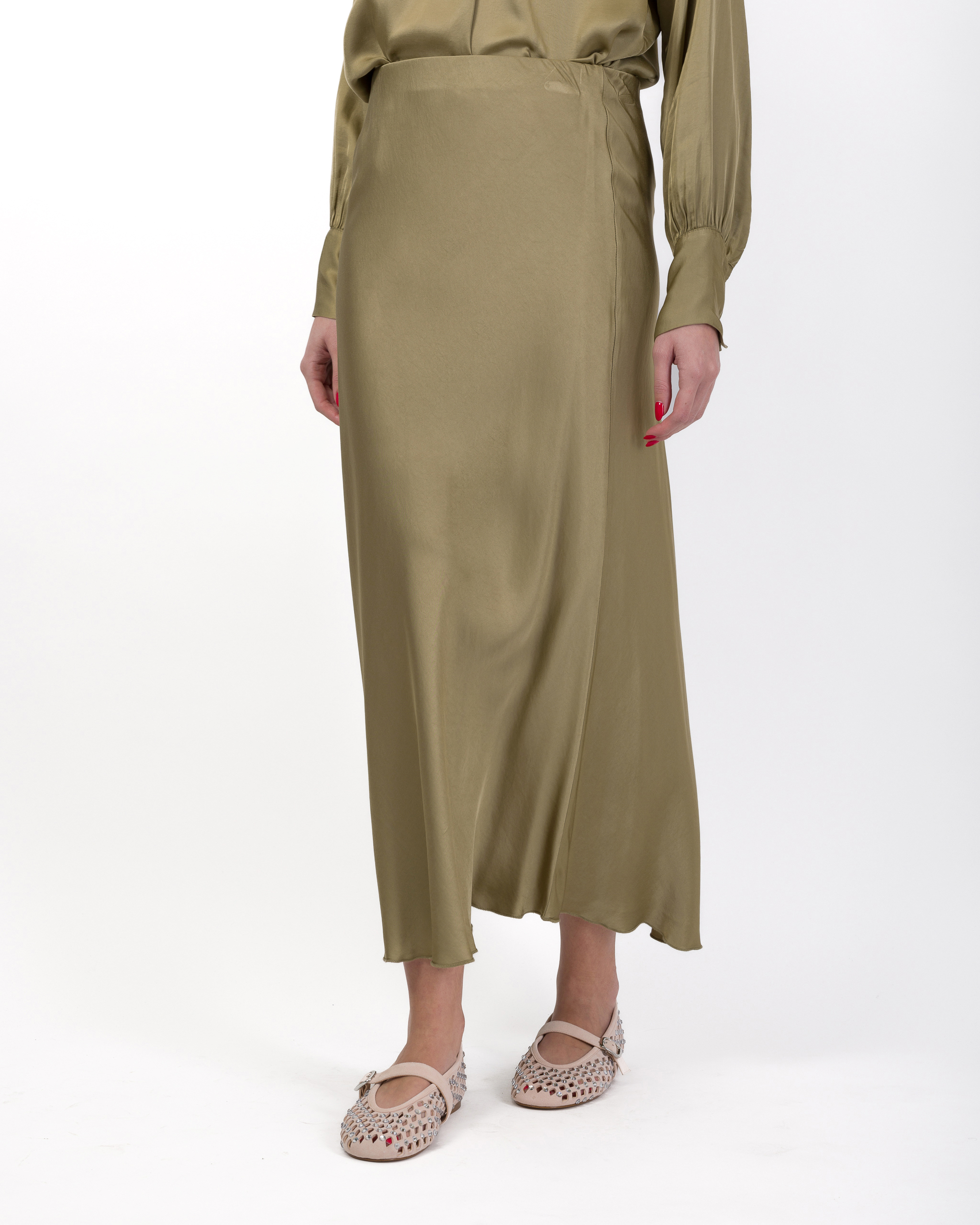 GONNA SOTTOVESTE  IN RASO DI VISCOSA - MAYA - HAVEONE