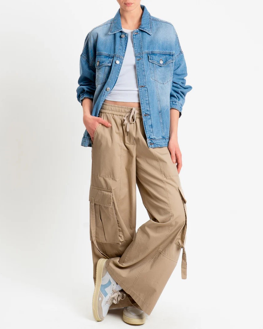 Alternative view of GIUBBINO OVERSIZE IN DENIM - HAVEONE