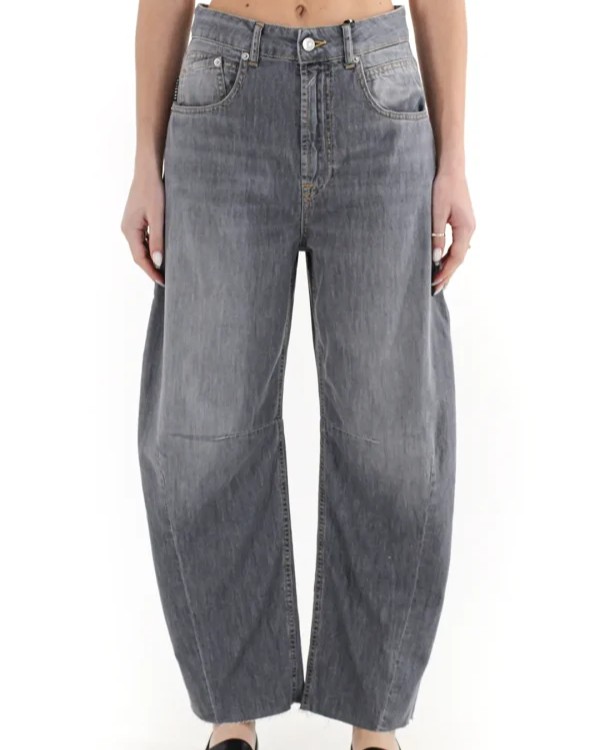 JEANS BALLOON IN TELA SLEGATA - BARBARA - HAVEONE