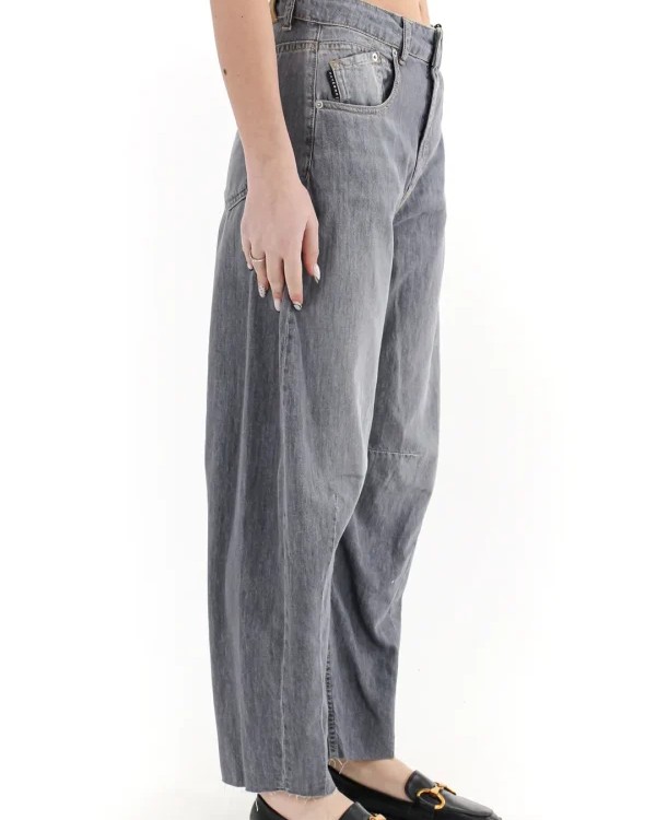 Alternative view of JEANS BALLOON IN TELA SLEGATA - BARBARA - HAVEONE