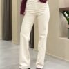 JEANS STRAIGHT-LEG BEIGE - JODIE - VICOLO