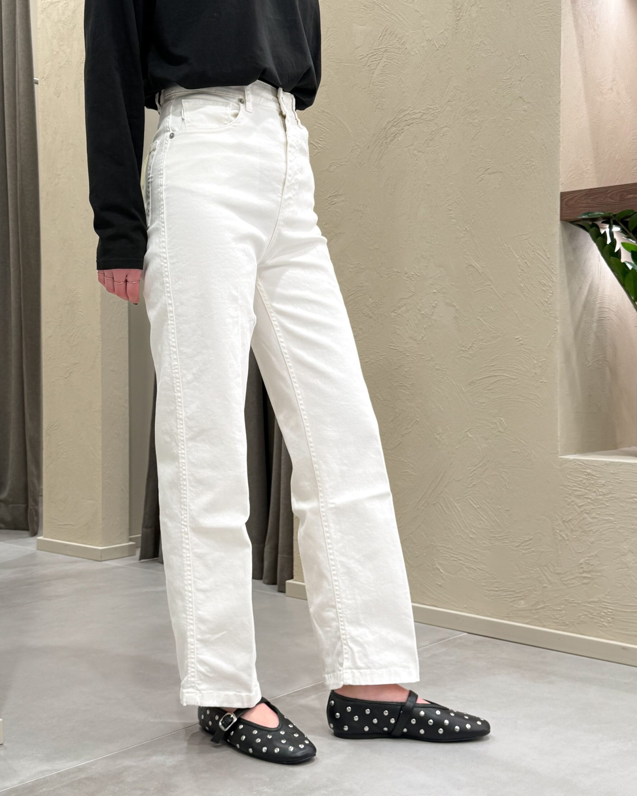 JEANS STRAIGHT-LEG BIANCO - KATE - VICOLO