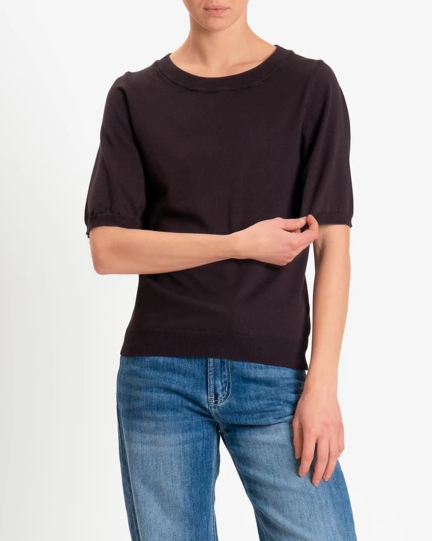 MAGLIA GIROCOLLO A MEZZA MANICA - KONTATTO