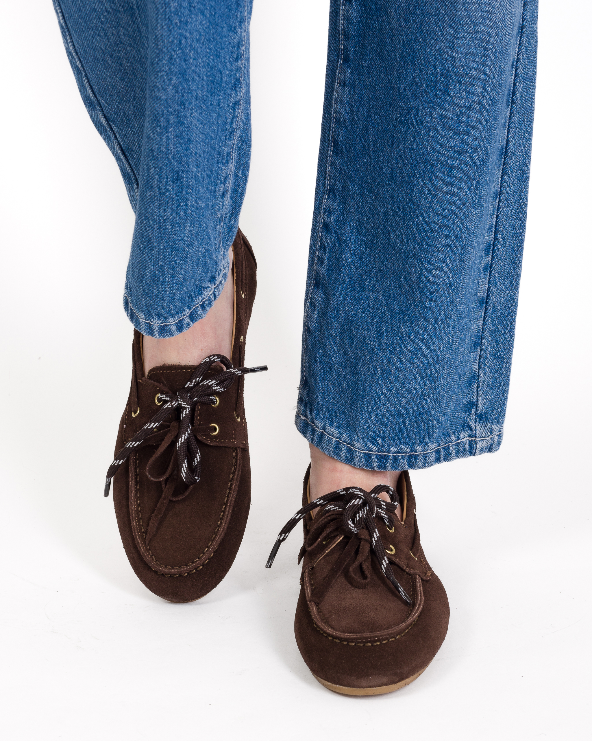 Alternative view of MOCASSINO BARCA IN CAMOSCIO - OVYÉ