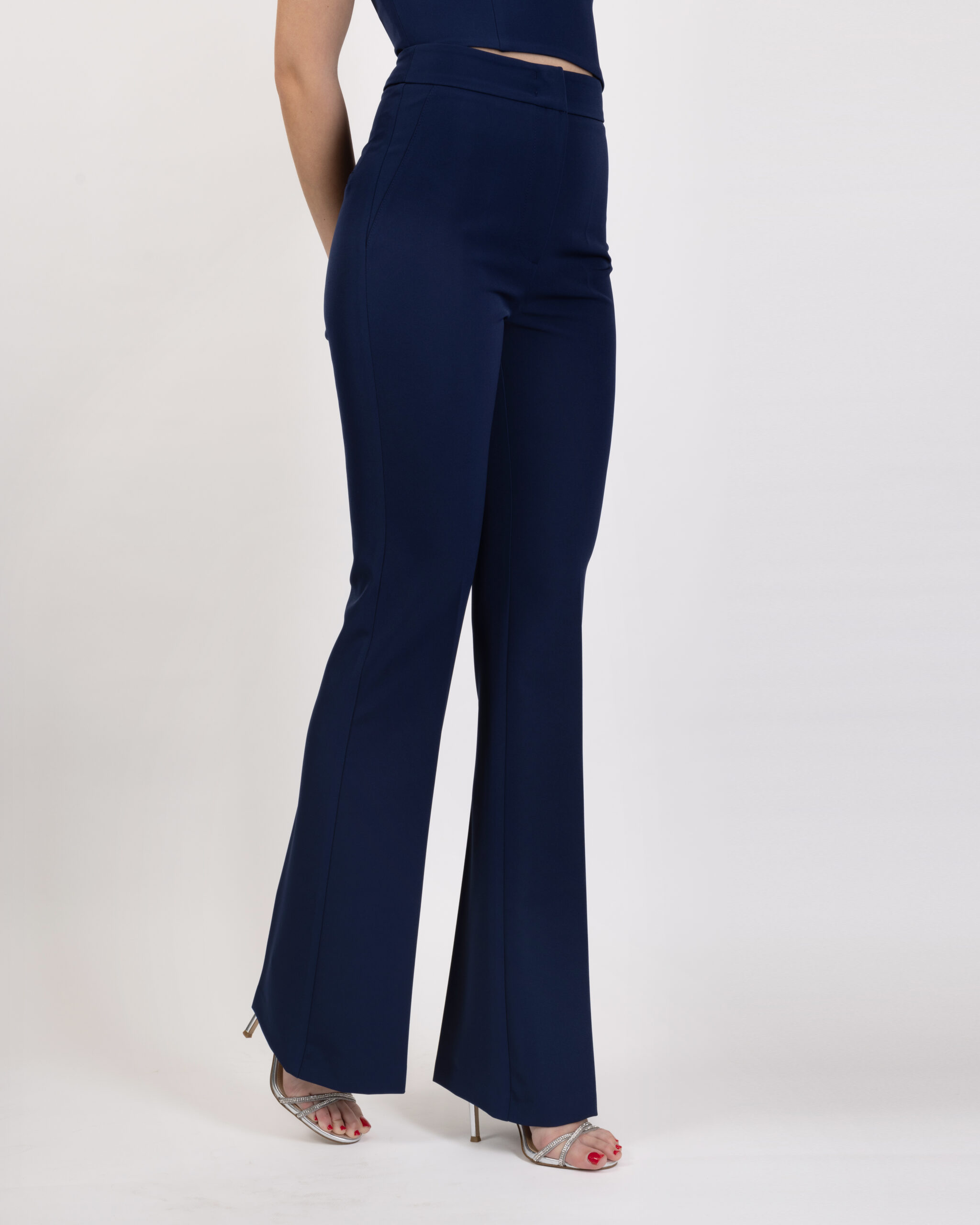 Alternative view of PANTALONE FLARE FULL-LENGHT - MUSA SATIN - SILENCE LIMITED