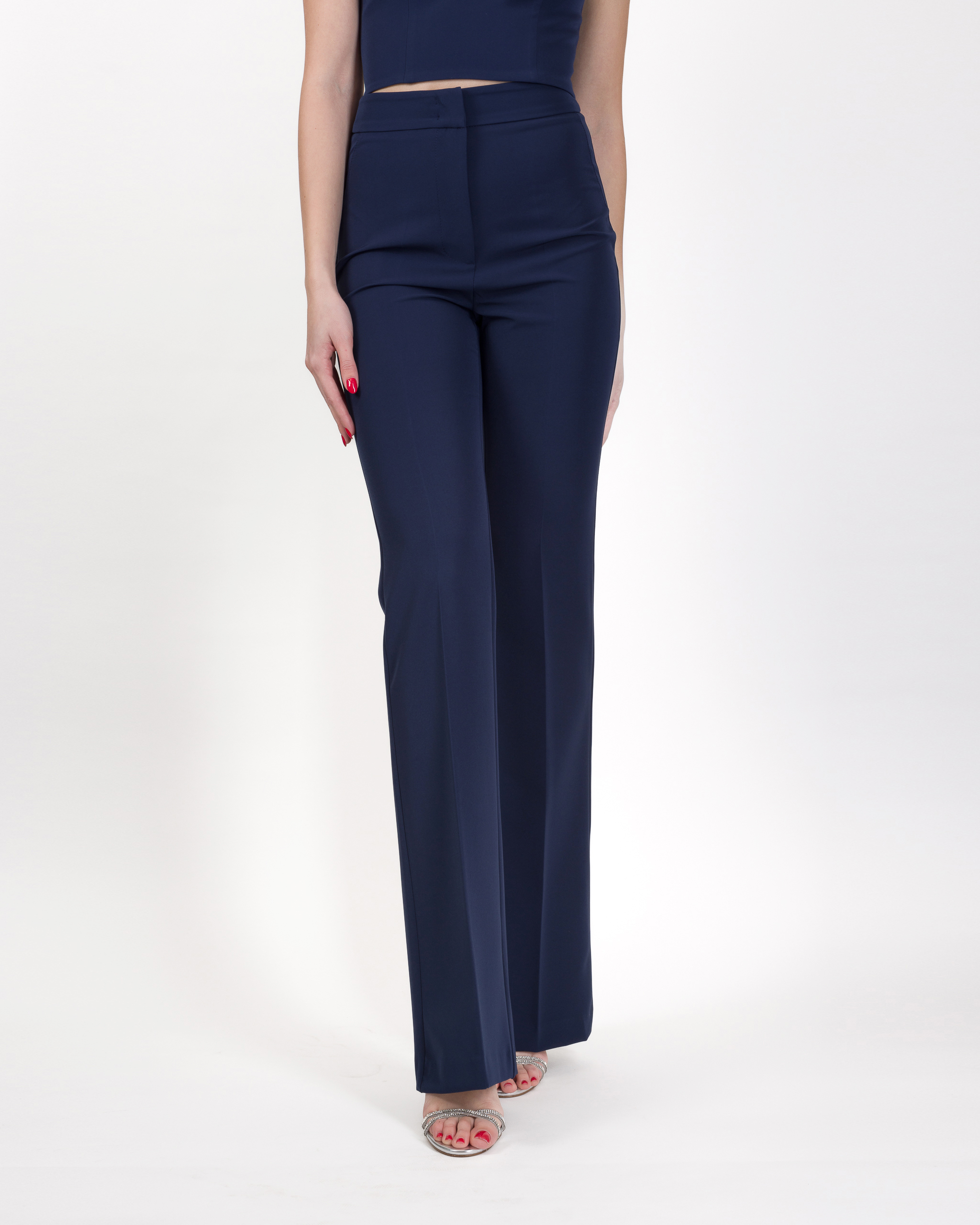 Alternative view of PANTALONE FLARE FULL-LENGHT - MUSA SATIN - SILENCE LIMITED