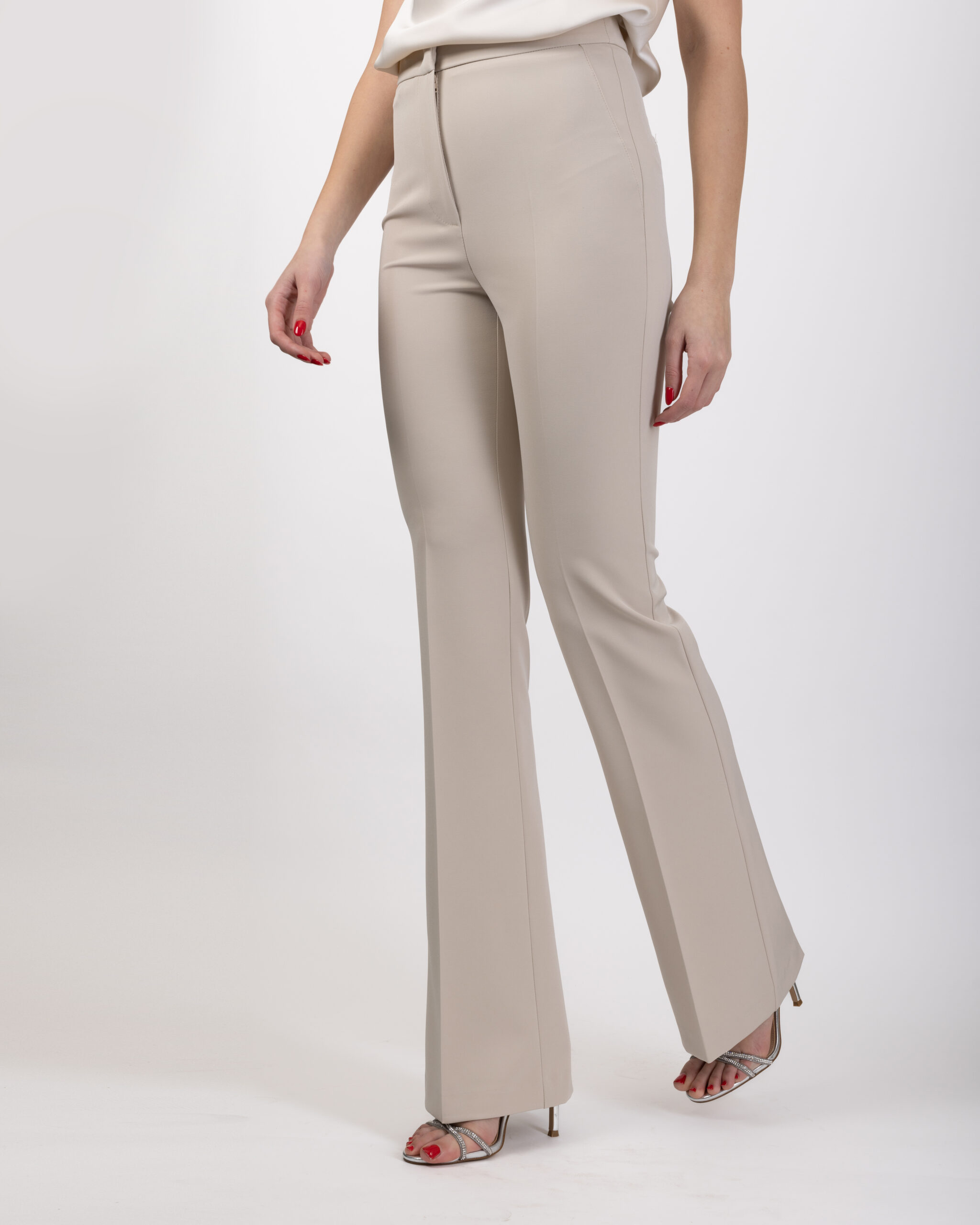 PANTALONE FLARE FULL-LENGHT - MUSA SATIN - SILENCE LIMITED