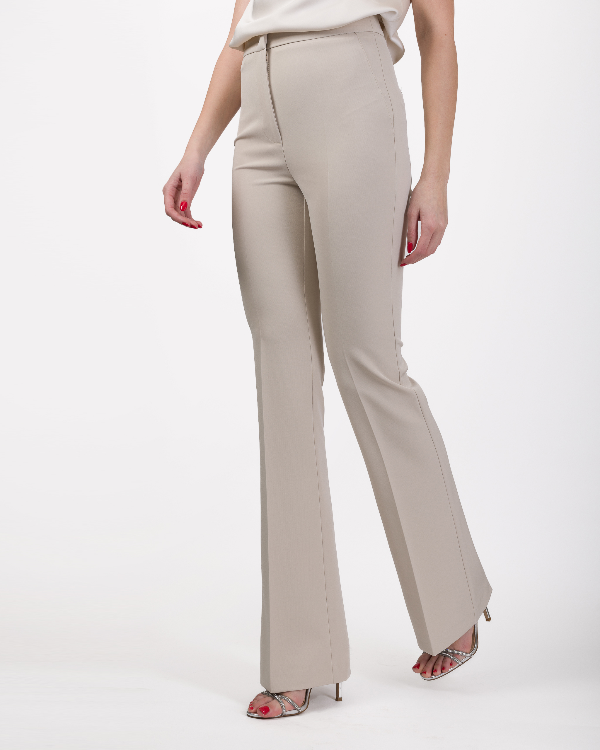 PANTALONE FLARE FULL-LENGHT - MUSA SATIN - SILENCE LIMITED