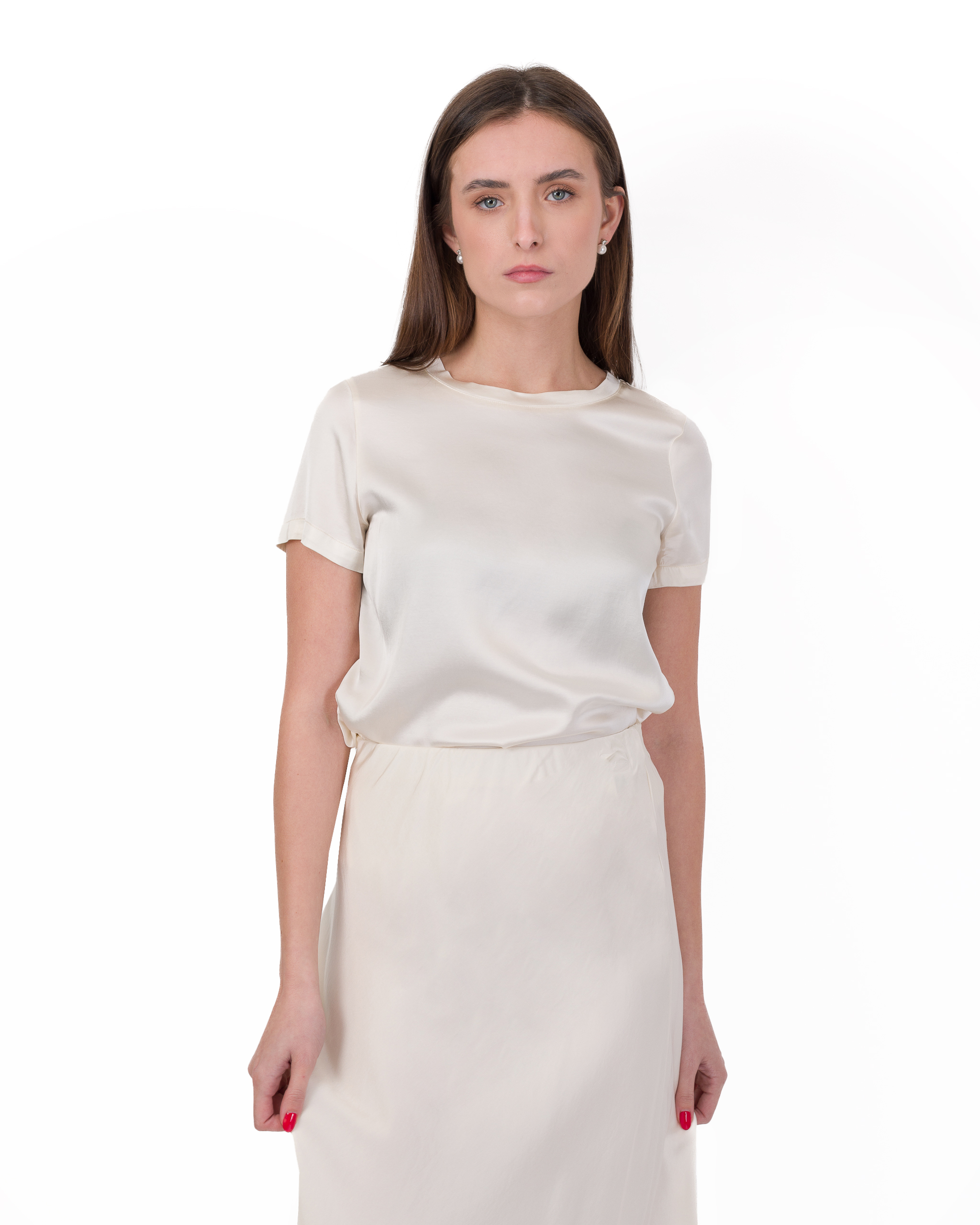 T-SHIRT IN RASO DI VISCOSA - MAYA -HAVEONE