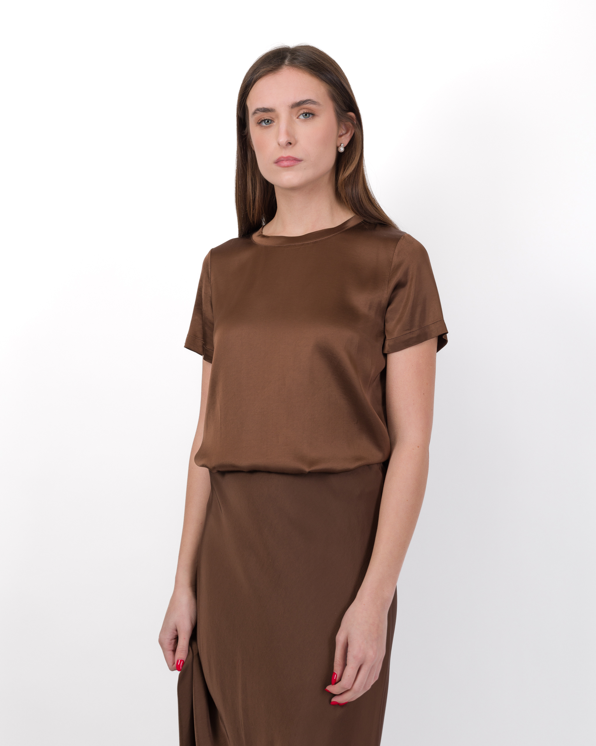 Alternative view of T-SHIRT IN RASO DI VISCOSA - MAYA -HAVEONE