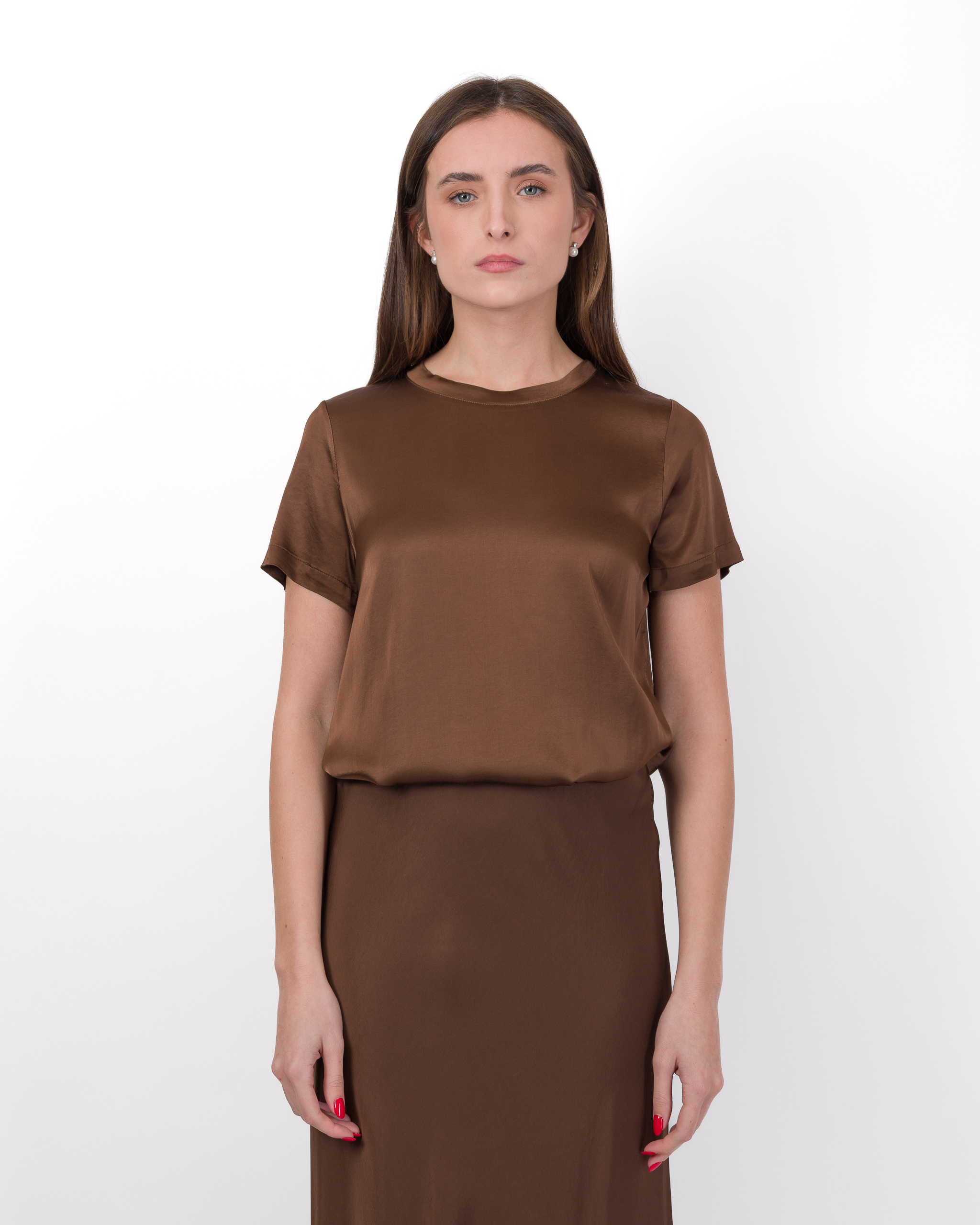 T-SHIRT IN RASO DI VISCOSA - MAYA -HAVEONE