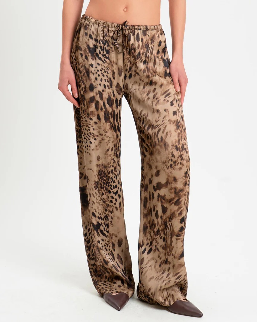 PANTALONE ANIMALIER 100% VISCOSA - SOUVENIR