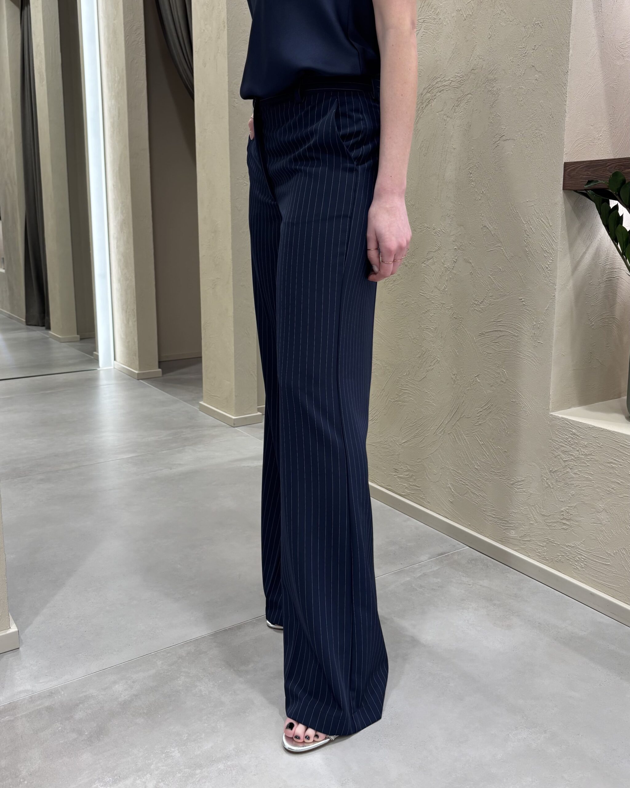 PANTALONE PALAZZO GESSATO - EVA - VICOLO