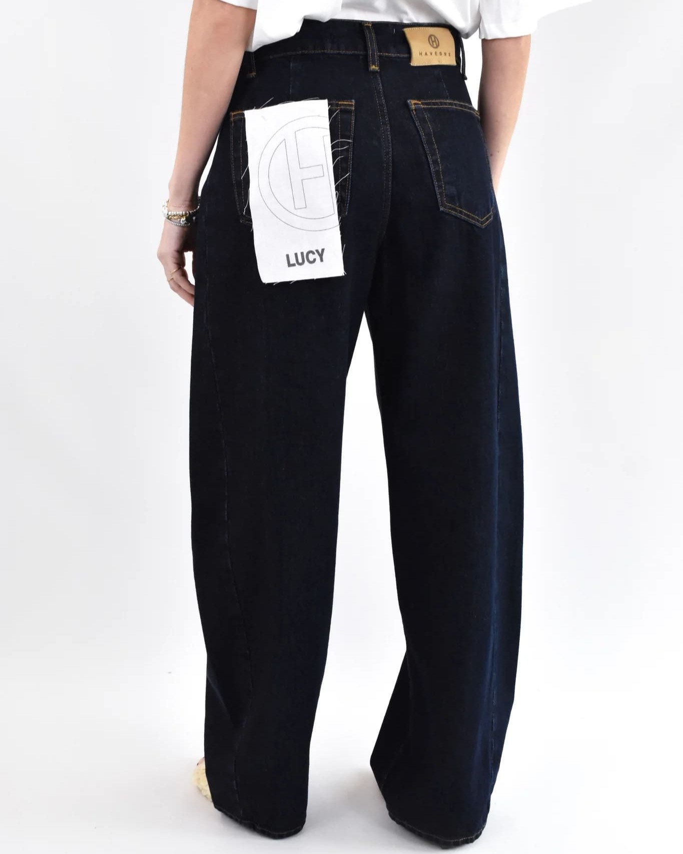 Alternative view of JEANS BALLOON LAVAGGIO SCURO - LUCY - HAVEONE