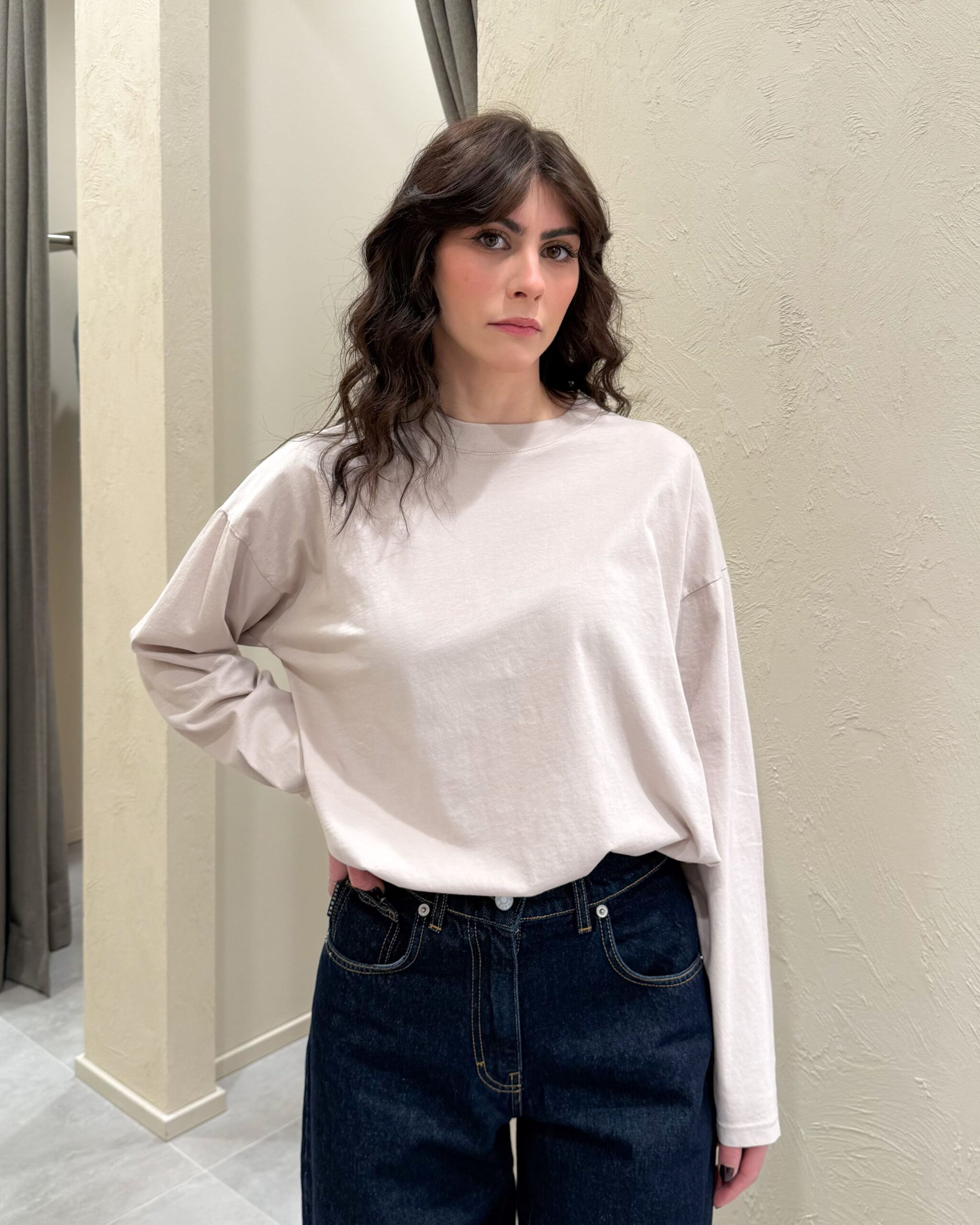 T-SHIRT IN COTONE A MANICA LUNGA - VICOLO